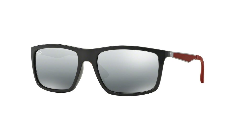 Ray-Ban RB4228 Progressive Prescription Sunglasses RB4228-618588-58 - Lens Diameter 58 mm, Frame Color Shiny Grey