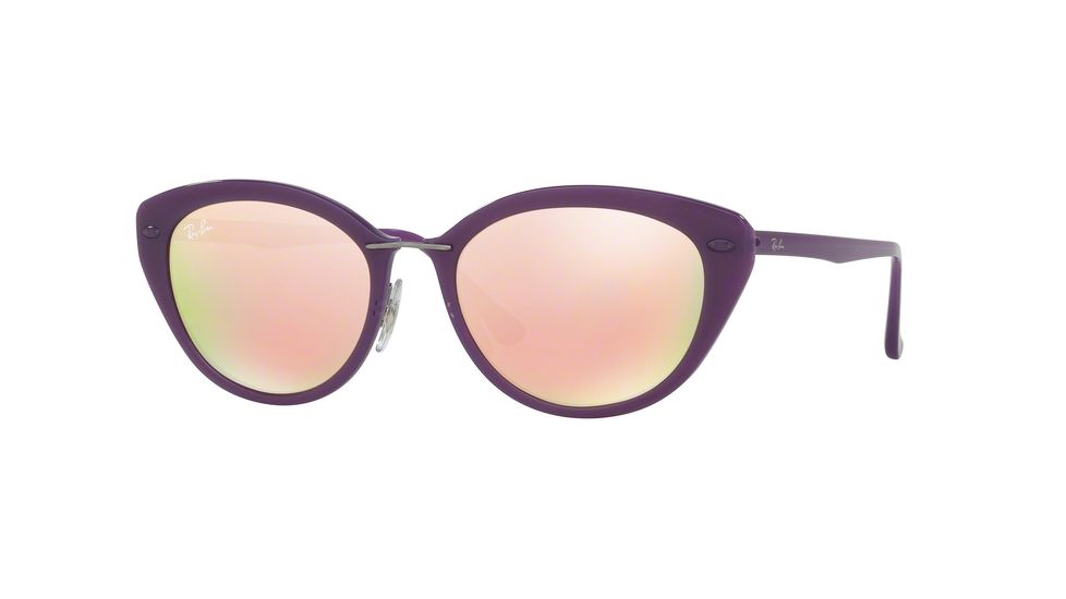 Ray-Ban RB4250 Single Vision Prescription Sunglasses RB4250-60342Y-52 - Lens Diameter 52 mm, Frame Color Shiny Violet