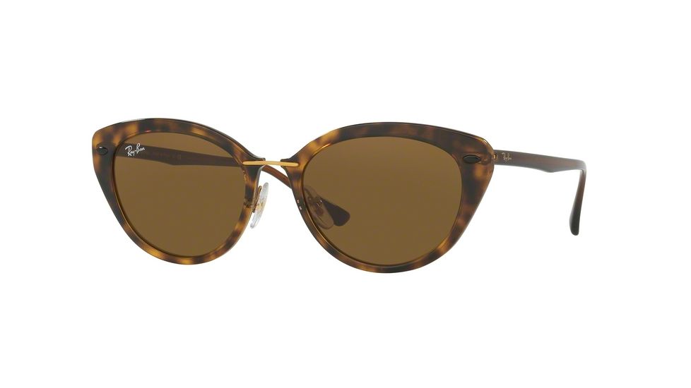 Ray-Ban RB4250 Single Vision Prescription Sunglasses RB4250-710-73-52 - Lens Diameter 52 mm, Frame Color Shiny Havana