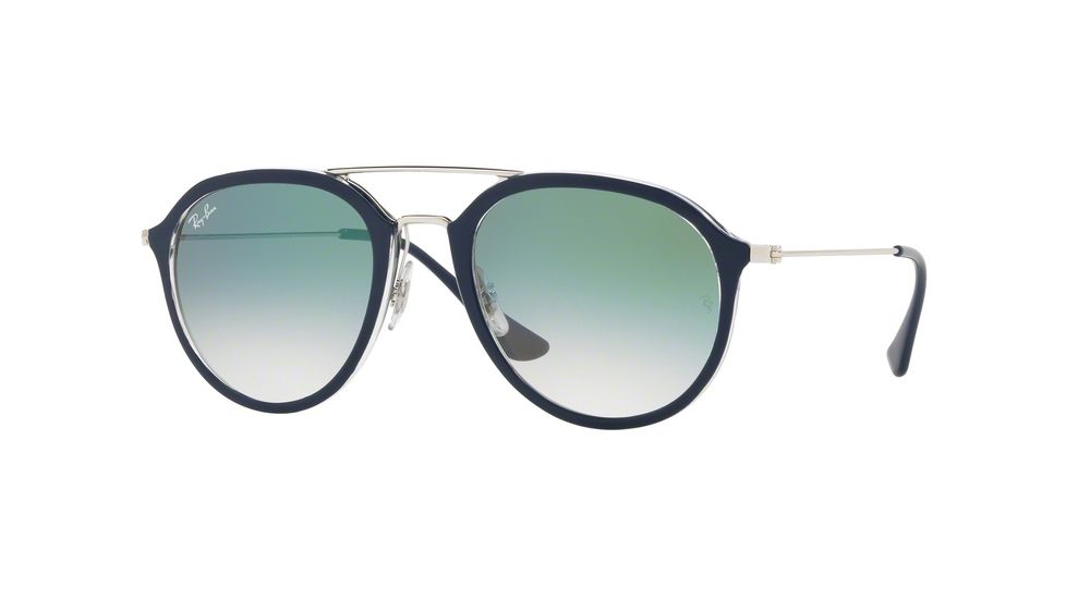 Ray-Ban RB4253 Single Vision Prescription Sunglasses RB4253-60533A-53 - Lens Diameter 53 mm, Frame Color Blue