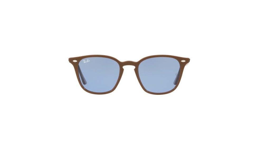 Ray-Ban RB4258 Progressive Prescription Sunglasses, 50mm, Brown, RB4258-638180-50-PRO