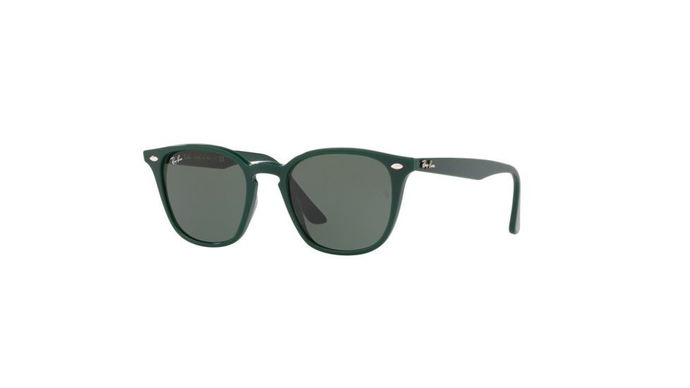 Ray-Ban RB4258 Progressive Prescription Sunglasses, 50mm, Green, RB4258-638571-50-PRO