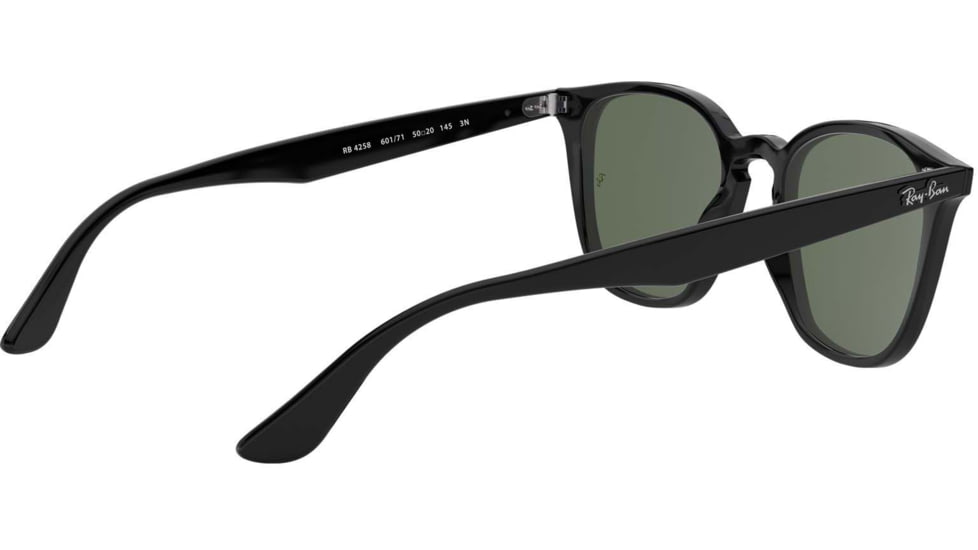 Ray-Ban RB4258 Sunglasses 601/71-50 - Black Frame, Green Lenses