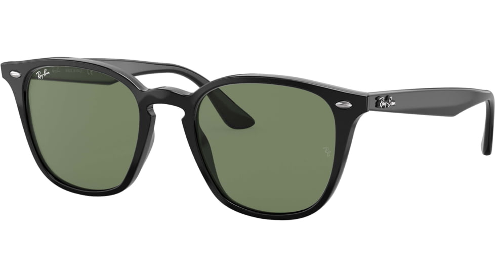 Ray-Ban RB4258 Sunglasses 601/71-50 - Black Frame, Green Lenses
