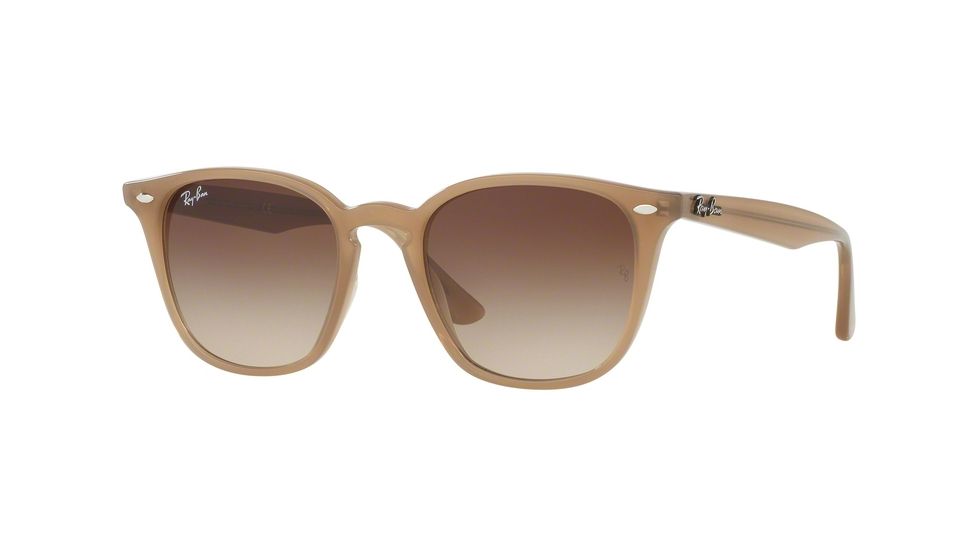 Ray-Ban RB4258 Progressive Prescription Sunglasses RB4258-616613-50 - Lens Diameter 50 mm, Frame Color Shiny Opal Beige