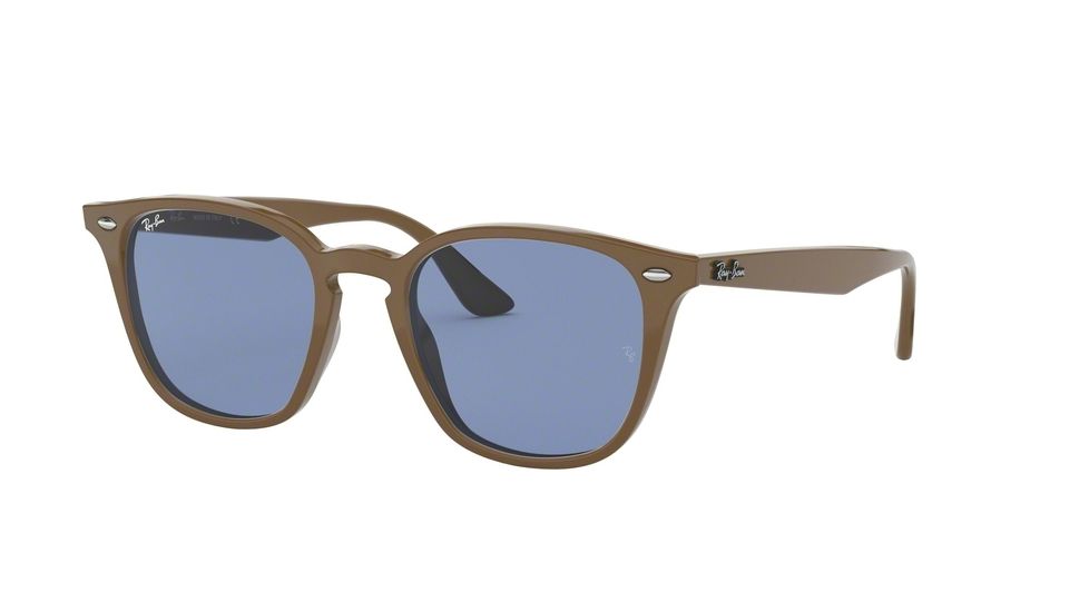 Ray-Ban RB4258 Sunglasses 638180-50 - Brown Frame, Blue Lenses