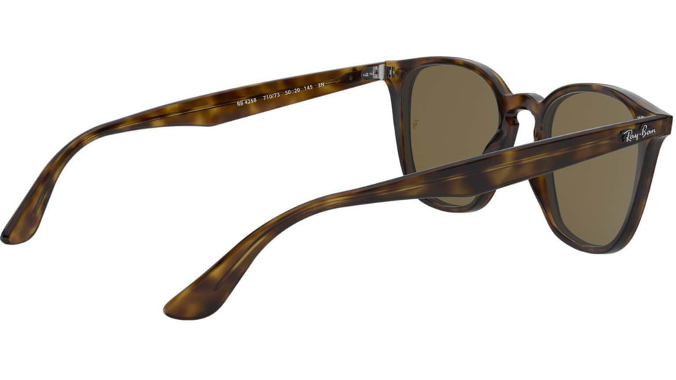 Ray-Ban RB4258 Sunglasses 710/73-50 - Shiny Havana Frame, Brown Lenses