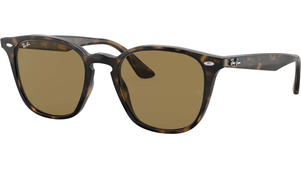 Ray-Ban RB4258 Sunglasses 710/73-50 - Shiny Havana Frame, Brown Lenses