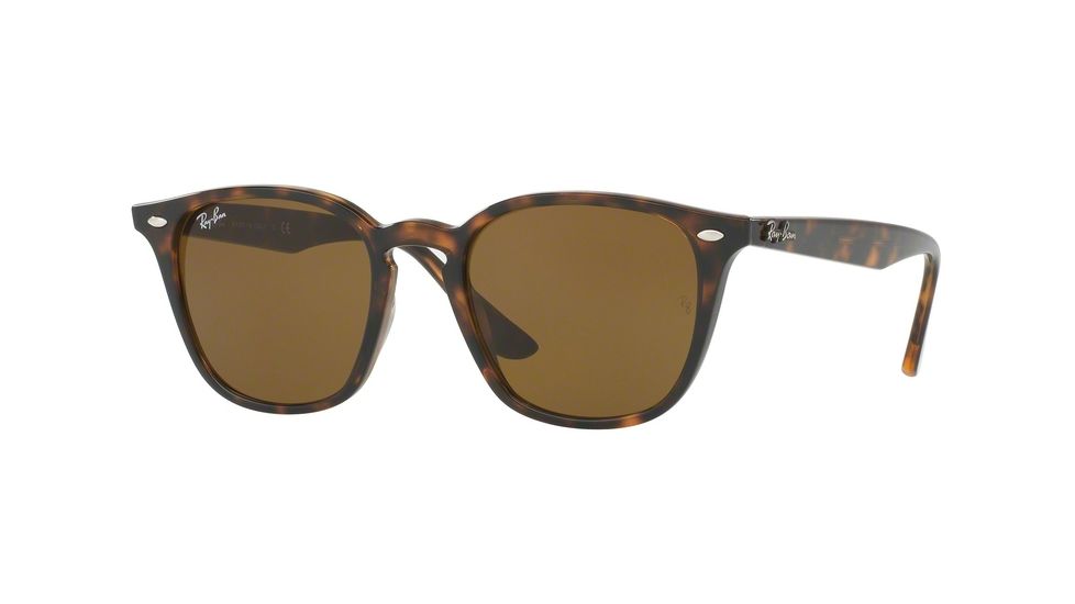 Ray-Ban RB4258 Progressive Prescription Sunglasses RB4258-710-73-50 - Lens Diameter 50 mm, Frame Color Shiny Havana