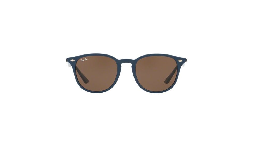 Ray-Ban RB4259F Single Vision Prescription Sunglasses, 53mm, Blue, RB4259F-638073-53-SV