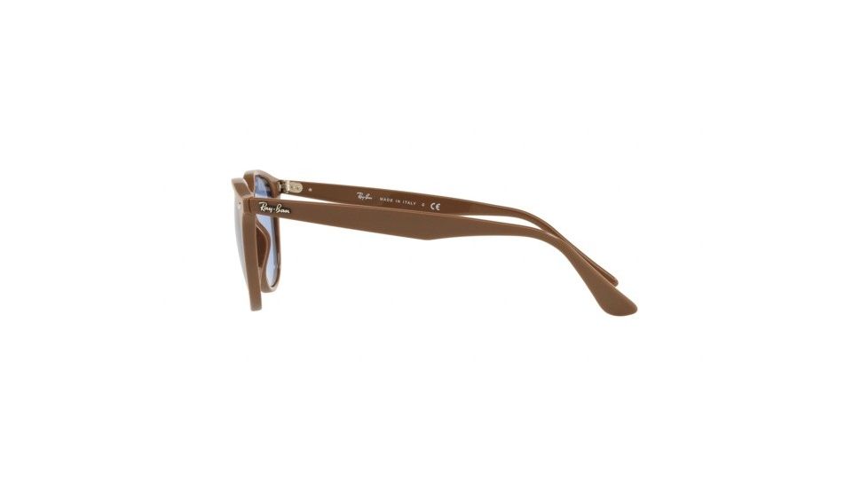 Ray-Ban RB4259F Single Vision Prescription Sunglasses, 53mm, Brown, RB4259F-638180-53-SV