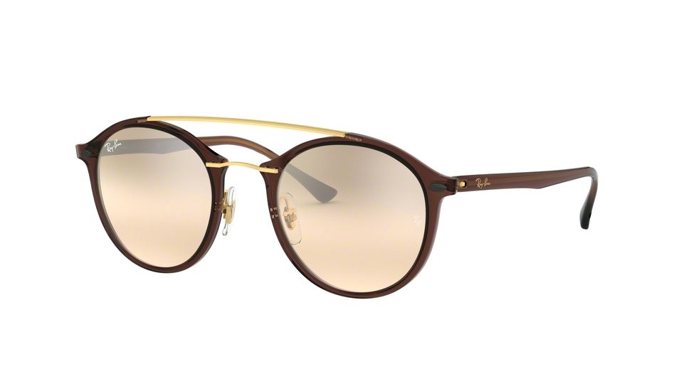 Ray-Ban RB4266 Sunglasses 62723D-49 - , Brown Mirror Gradient Silver Lenses