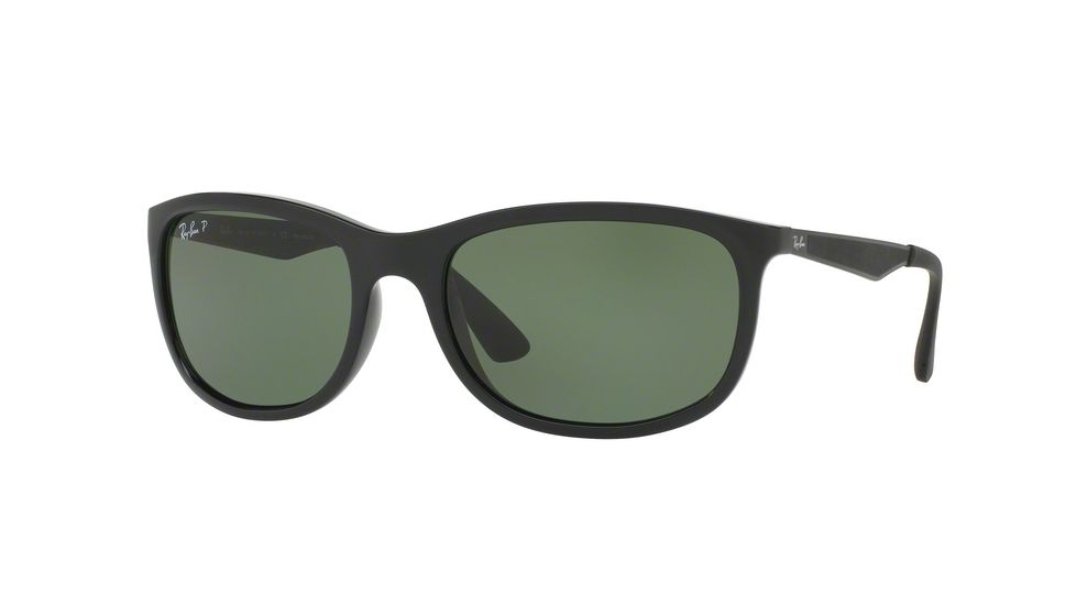 Ray-Ban RB4267 Sunglasses 601/9A-59 - Black Frame, Polar Green Lenses