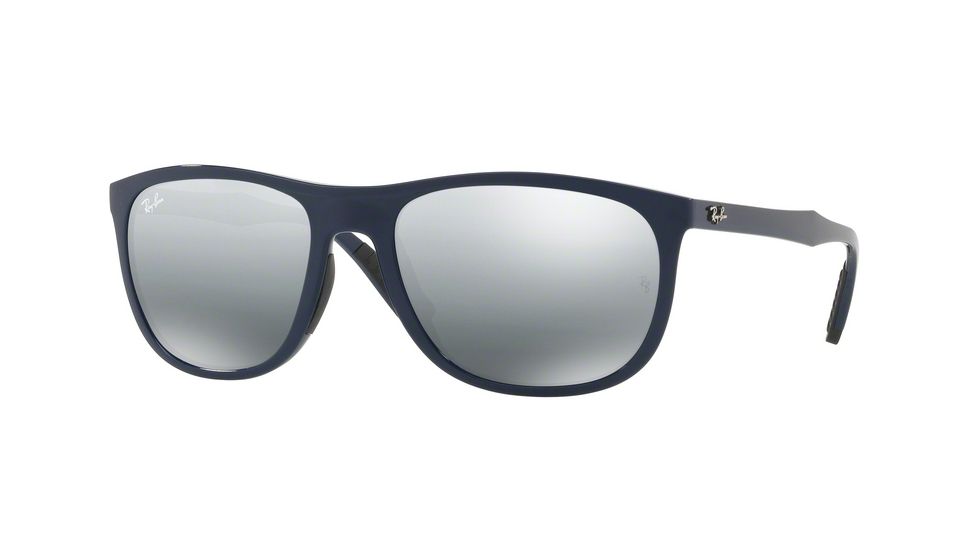 Ray-Ban RB4291 Sunglasses 619788-58 - Blue Frame, Grey Mirror Silver Gradient Lenses
