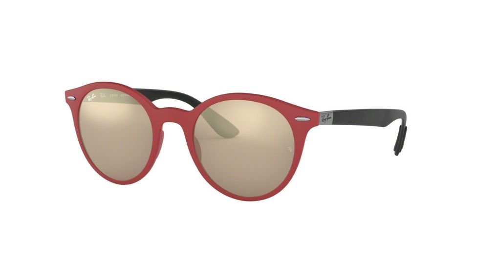 Ray-Ban RB4296 Prescription Sunglasses RB4296-63455A-51 - Lens Diameter 51 mm, Frame Color Red Sanding