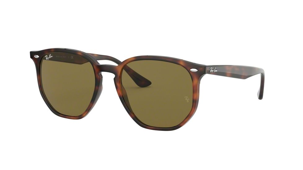 Ray-Ban RB4306F Progressive Prescription Sunglasses, 54mm, Tortoise, RB4306F-710-73-54-PRO