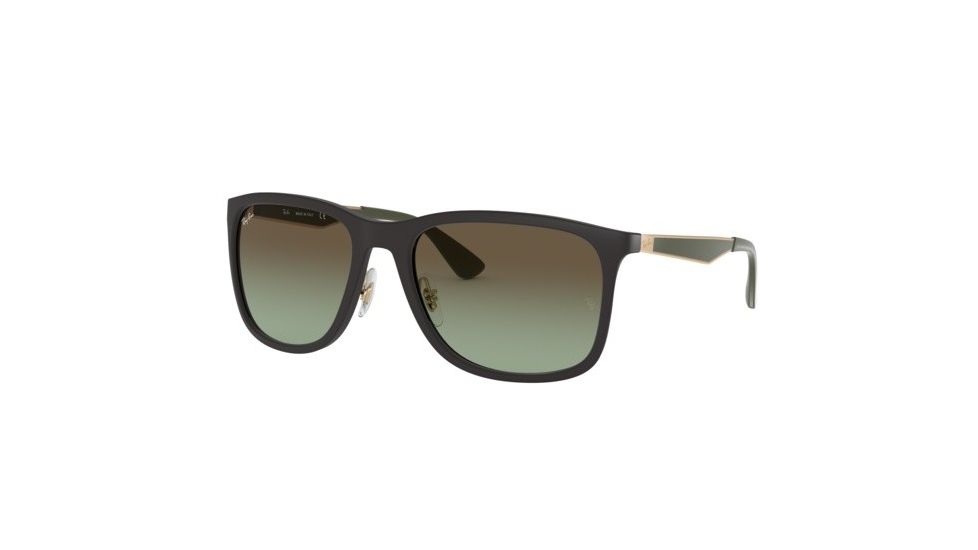 Ray-Ban RB4313 Progressive Prescription Sunglasses, 58mm, Matte Black, RB4313-601SE8-58-PRO