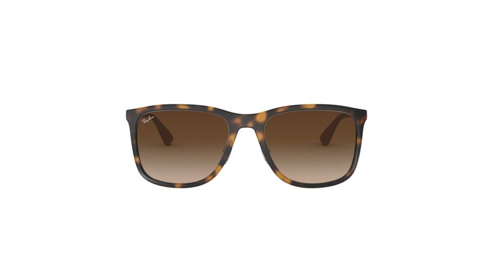 Ray-Ban RB4313 Progressive Prescription Sunglasses, 58mm, Matte Havana, RB4313-894-13-58-PRO