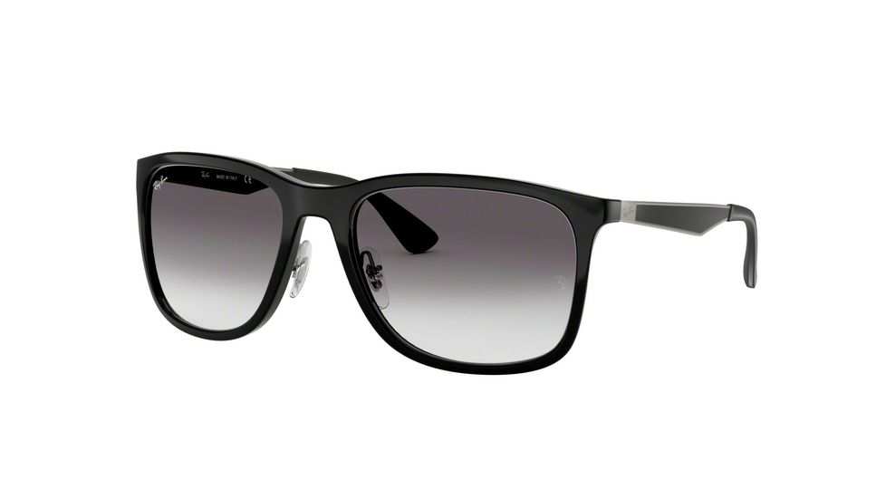 Ray-Ban RB4313 Sunglasses 601/8G-58 - Black Frame, Gray Gradient Lenses