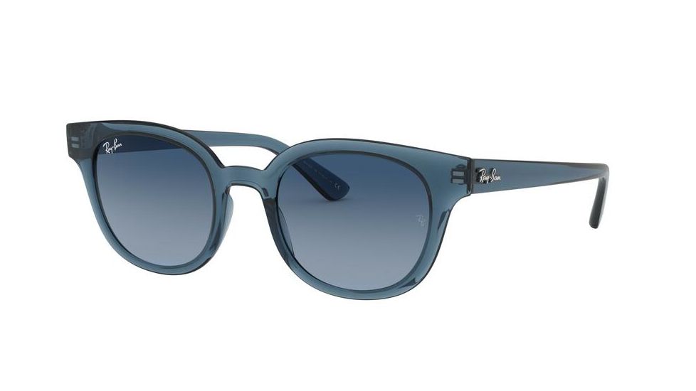 Ray-Ban RB4324 Prescription Sunglasses, 50mm, RB4324-6448Q8-50-SV