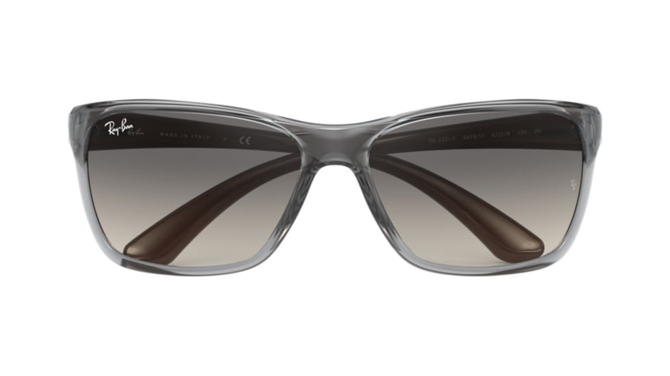 Ray-Ban RB4331F Sunglasses 647911-61 - , Grey Gradient Dark Grey Lenses