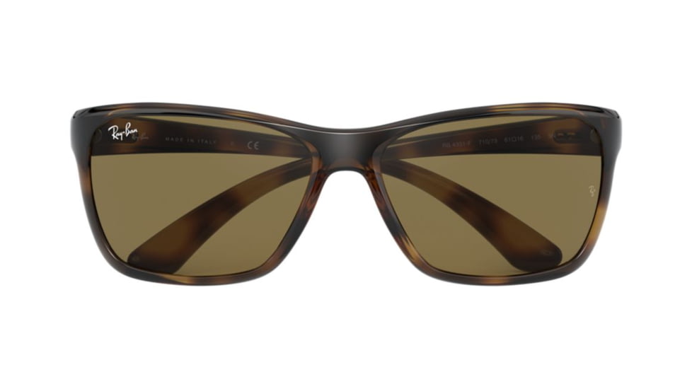 Ray-Ban RB4331F Sunglasses 710/73-61 - , Dark Brown Lenses