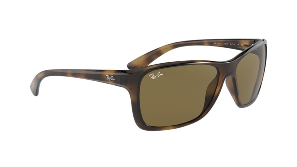 Ray-Ban RB4331F Sunglasses 710/73-61 - , Dark Brown Lenses