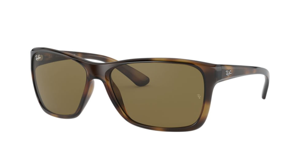 Ray-Ban RB4331F Sunglasses 710/73-61 - , Dark Brown Lenses