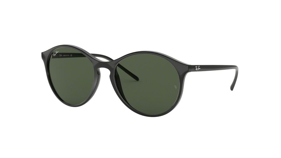 Ray-Ban RB4371 Sunglasses 601/71-55 - Black Frame, Green Lenses