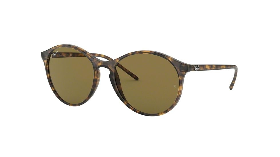 Ray-Ban RB4371 Sunglasses 710/73-55 - Havana Frame, Dark Brown Lenses