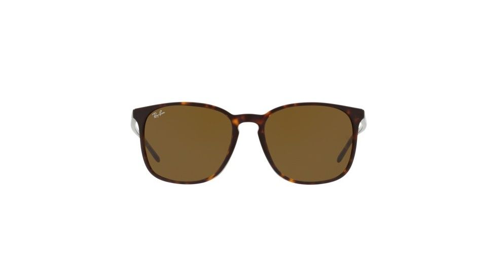 Ray-Ban RB4387F Progressive Prescription Sunglasses, 55mm, Havana, RB4387F-902-73-55-PRO