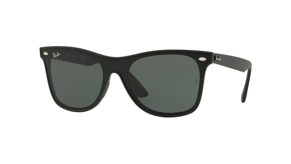 Ray-Ban RB4440N Sunglasses 601S71-41 - Matte Black Frame, Green Lenses