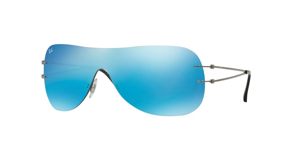 Ray-Ban RB8057 Single Vision Prescription Sunglasses RB8057-004-55-34 - Lens Diameter 134 mm, Lens Diameter 34 mm, Frame Color Gunmetal