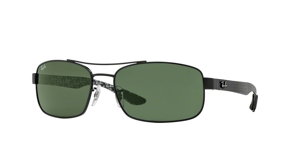 Ray-Ban RB8316 Single Vision Prescription Sunglasses RB8316-002-62 - Lens Diameter 62 mm, Frame Color Black