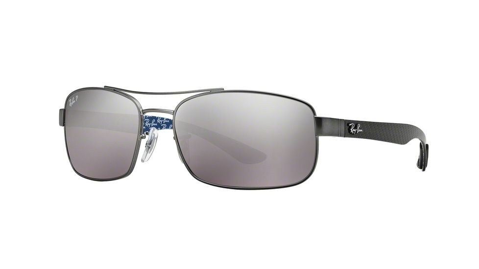 Ray-Ban RB8316 Single Vision Prescription Sunglasses RB8316-029-N8-62 - Lens Diameter 62 mm, Frame Color Matte Gunmetal