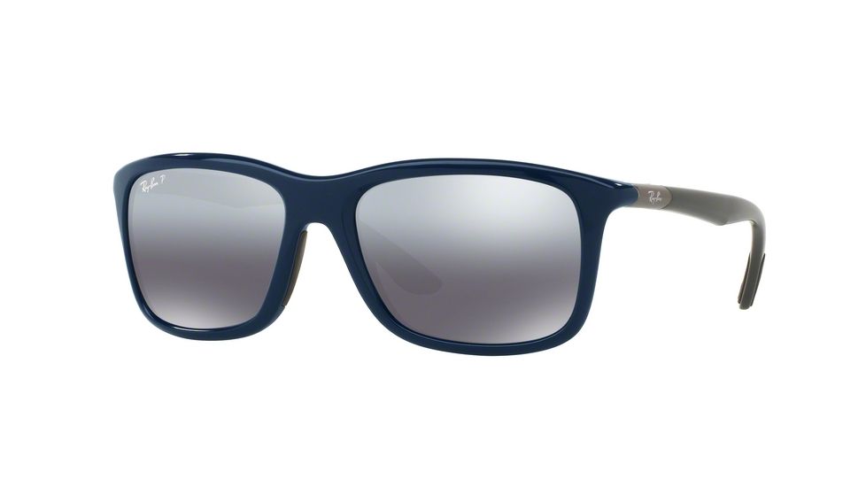 Ray-Ban RB8352 Single Vision Prescription Sunglasses RB8352-622282-57 - Lens Diameter 57 mm, Frame Color Blue