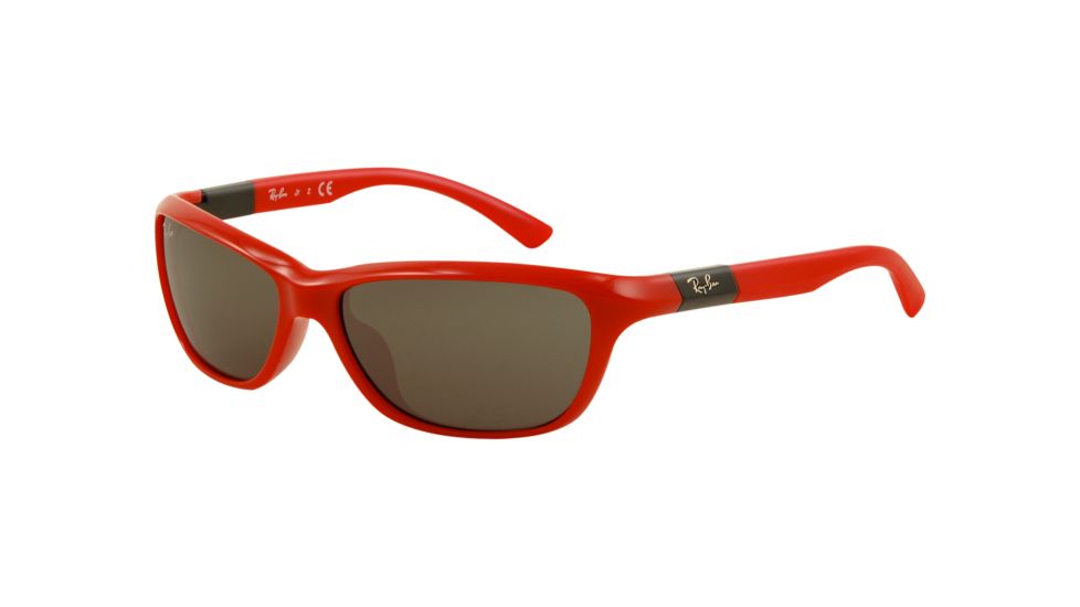 Ray-Ban RJ9054S Progressive Prescription Sunglasses RJ9054S-189-71-5113 - Lens Diameter 51 mm, Frame Color Red