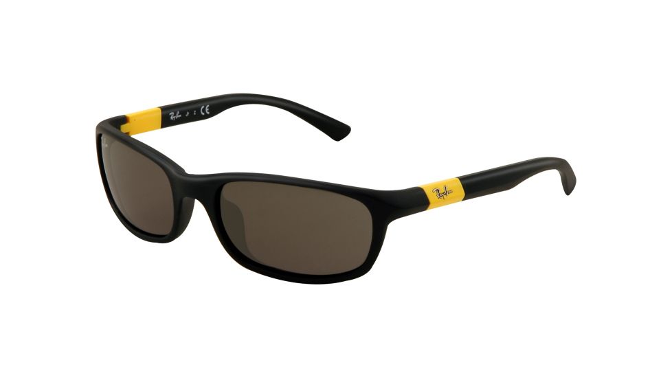 Ray-Ban RJ9056S Progressive Prescription Sunglasses RJ9056S-195-87-5016 - Lens Diameter 50 mm, Frame Color Matte Black