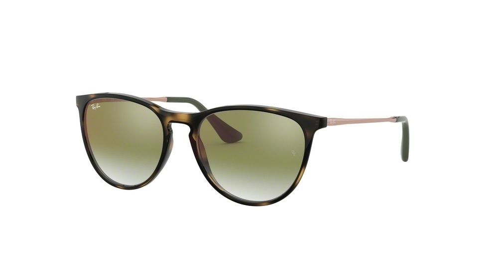 Ray-Ban RJ9060S Single Vision Prescription Sunglasses, 50mm, Havana, RJ9060S-7048W0-50-SV