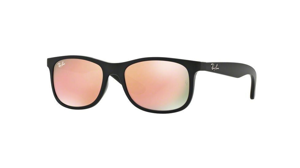 Ray-Ban RJ9062S Progressive Prescription Sunglasses RJ9062S-70132Y-48 - Lens Diameter 48 mm, Frame Color Matte Black On Black