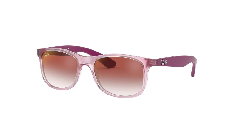 Ray-Ban RJ9062S Progressive Prescription Sunglasses, 48mm, Pink, RJ9062S-7052V0-48-PRO