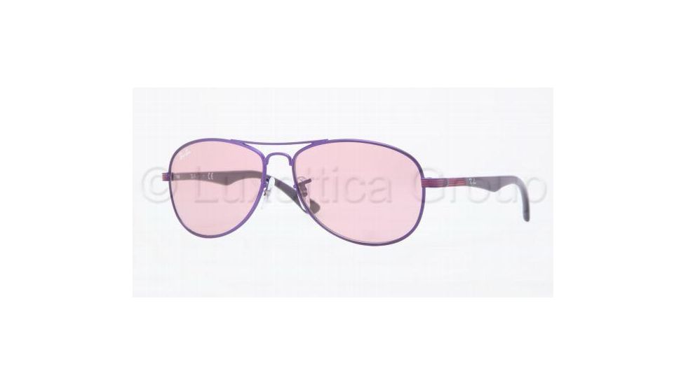 Ray-Ban RJ9529S Bifocal Prescription Sunglasses RJ9529S-237-84-5013 - Lens Diameter: 50 mm, Frame Color: Dark Violet