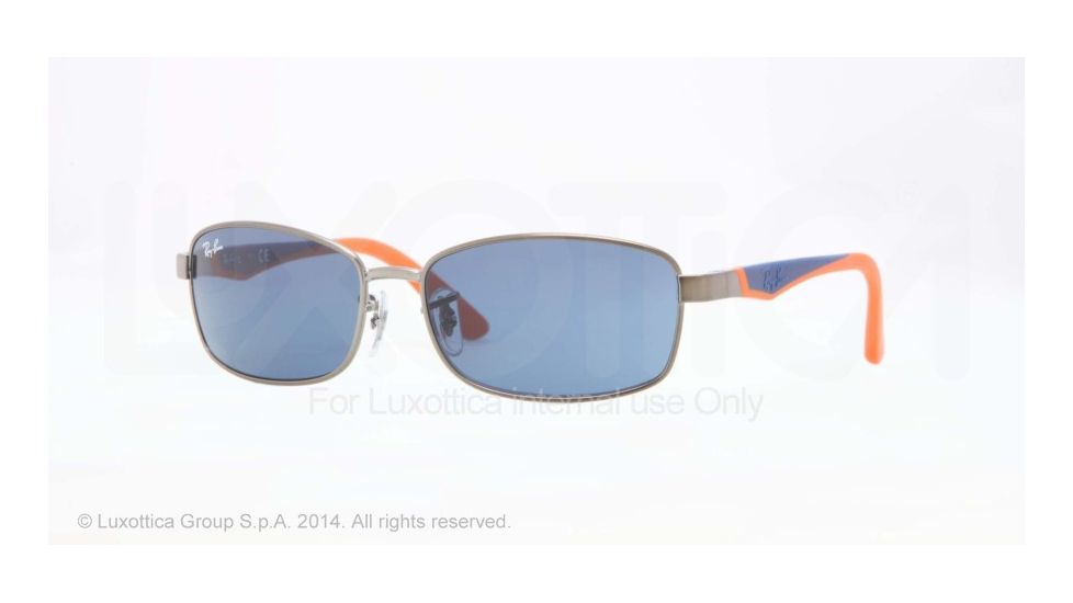 Ray-Ban RJ9533S Bifocal Prescription Sunglasses RJ9533S-241-80-51 - Lens Diameter 51 mm, Frame Color Matte Gunmetal