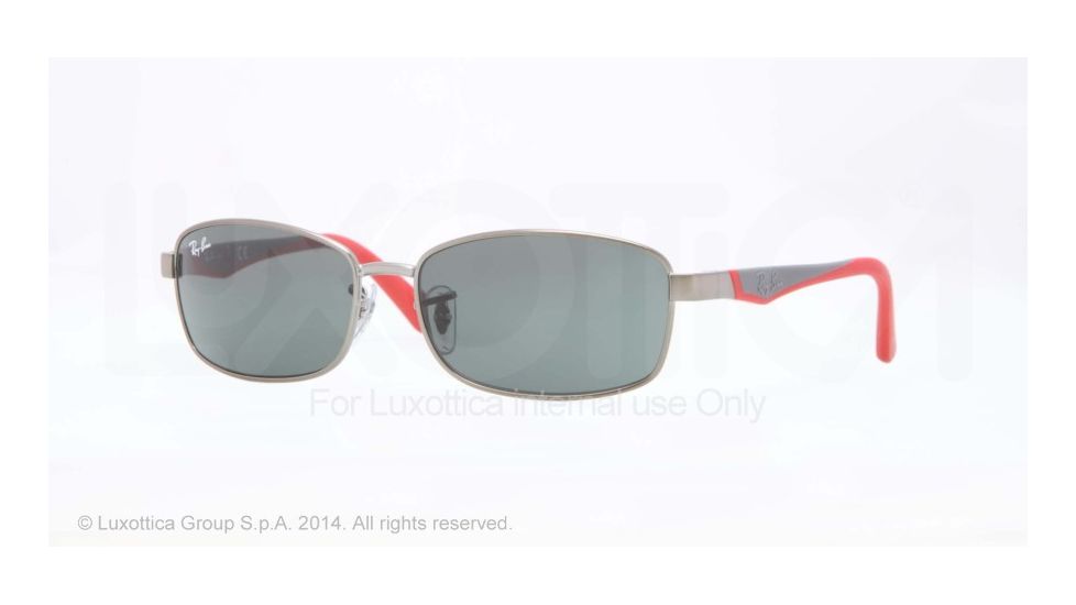 Ray-Ban RJ9533S Bifocal Prescription Sunglasses RJ9533S-242-71-51 - Lens Diameter 51 mm, Frame Color Matte Gunmetal