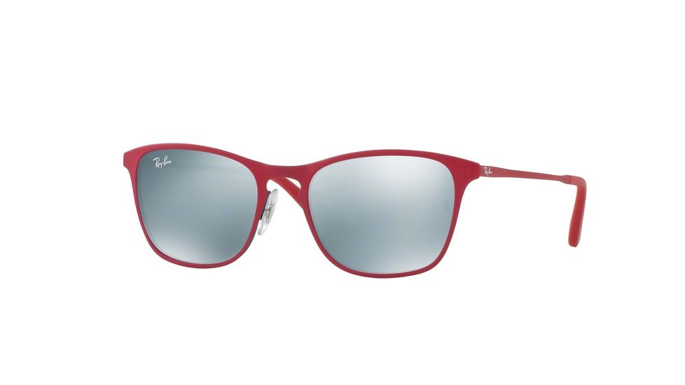 Ray-Ban RJ9539S Progressive Prescription Sunglasses RJ9539S-256-30-48 - Lens Diameter 48 mm, Frame Color Rubber Fuxia/torquoise