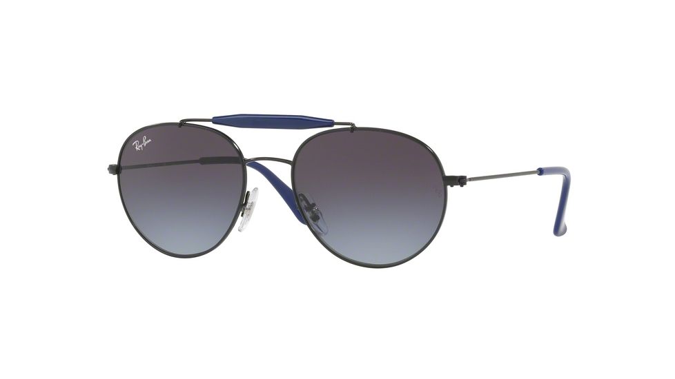 Ray-Ban RJ9542S Bifocal Prescription Sunglasses RJ9542S-267-8G-50 - Lens Diameter 50 mm, Frame Color Demi Glos Black
