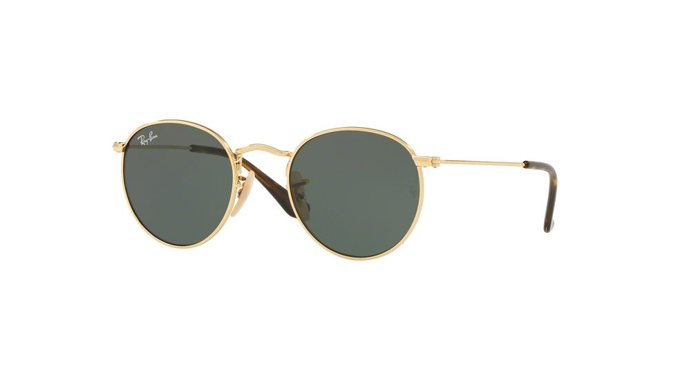 Ray-Ban RJ9547S Progressive Prescription Sunglasses, 44mm, Gold, RJ9547S-223-71-44-PRO