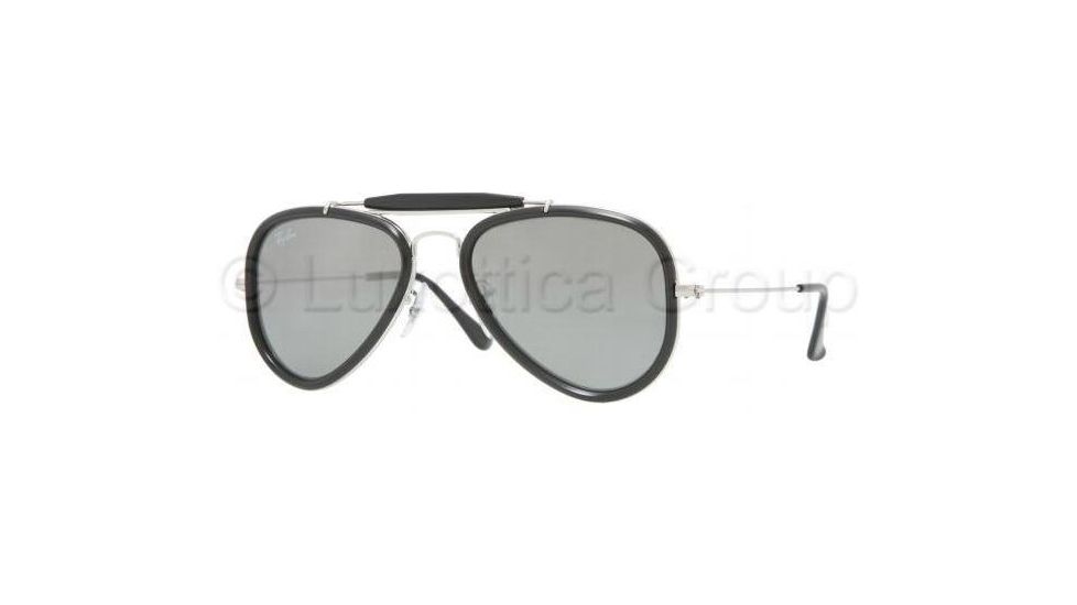 Ray-Ban Road Spirit RB3428 Sunglasses with No-Line Progressive Rx Prescription Lenses RB3428-003-40-5818 - Lens Diameter: 58 mm, Frame Color: Silver