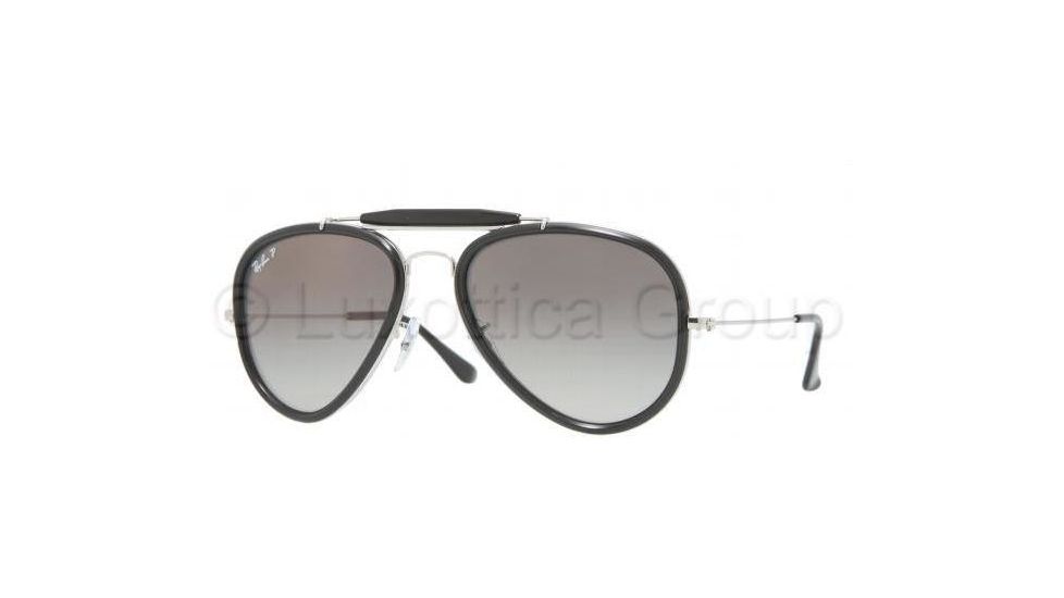 Ray-Ban Road Spirit RB3428 Sunglasses with No-Line Progressive Rx Prescription Lenses RB3428-003-M3-5418 - Lens Diameter: 54 mm, Frame Color: Shiny Silver
