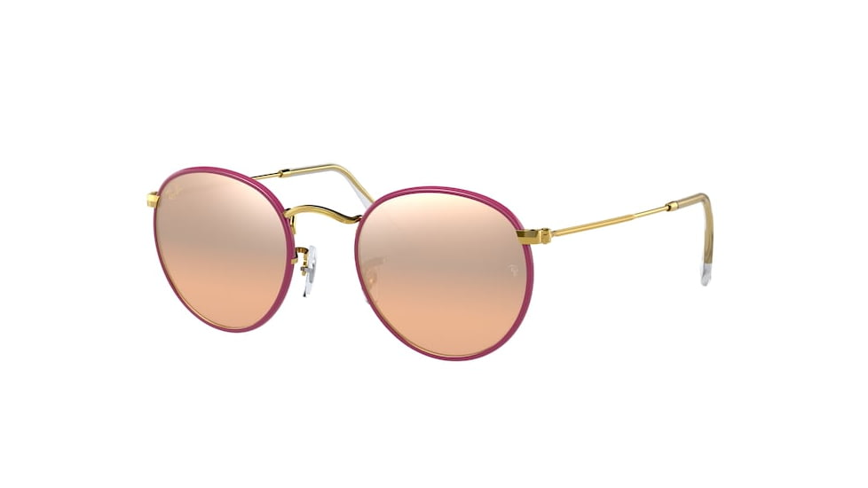Ray-Ban ROUND METAL M RB3447JM Sunglasses 91963E-50 - , pink mirror gradient grey Lenses